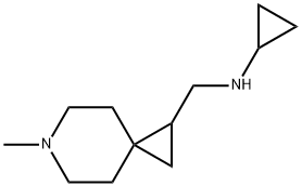 N-((6-氮杂螺[2.5]辛烷-1-基)甲基)-N-甲基环丙胺,1339505-47-3,结构式