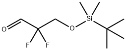 Propanal, 3-[[(1,1-dimethylethyl)dimethylsilyl]oxy]-2,2-difluoro- Structure