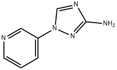 1-(吡啶-3-基)-1H-1,2,4-三唑-3-胺 结构式