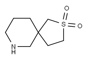 2-thia-7-azaspiro[4.5]decane 2,2-dioxide,1340252-55-2,结构式