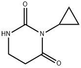 3-环丙基二氢嘧啶-2,4(1H,3H)-二酮,1340601-17-3,结构式