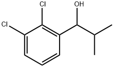 1-(2,3-dichlorophenyl)-2-methylpropan-1-ol, 1341552-70-2, 结构式