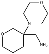 2H-Pyran-3-methanamine, tetrahydro-3-(4-morpholinyl)- Structure