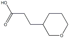 3-(四氢吡喃-3-基)丙酸, 1342572-49-9, 结构式