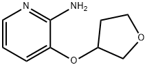 3-(OXOLAN-3-YLOXY)PYRIDIN-2-AMINE 结构式