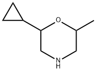 2-cyclopropyl-6-methylmorpholine Structure
