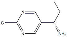 (S)-1-(2-chloropyrimidin-5-yl)propan-1-amine,1344400-48-1,结构式