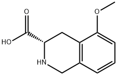 (3S)-5-methoxy-1,2,3,4-tetrahydroisoquinoline-3-carboxylic acid Structure
