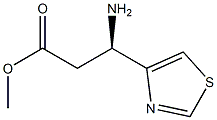 METHYL (3R)-3-AMINO-3-(1,3-THIAZOL-4-YL)PROPANOATE Structure