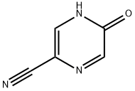 2-Hydroxy-5-(cyano)pyrazine Struktur