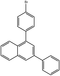 1-(4-Bromophenyl)-3-phenylnaphthalene Structure