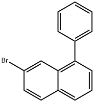 7-Bromo-1-phenylnaphthalene Struktur