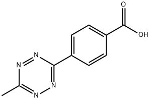 4-(6-甲基-1,2,4,5-四嗪-3-基)苯甲酸 结构式