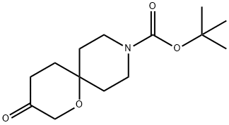 tert-butyl 3-oxo-1-oxa-9-azaspiro[5.5]undecane-9-carboxylate Structure