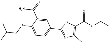 ethyl 2-(3-carbamoyl-4-isobutoxyphenyl)-4-methylthiazole-5- carboxylate|非布索坦杂质54
