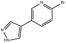 2-Bromo-5-(pyrazol-4-yl)pyridine,1346536-56-8,结构式