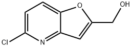 {5-CHLOROFURO[3,2-B]PYRIDIN-2-YL}METHANOL, 1347814-95-2, 结构式