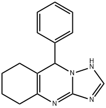 9-phenyl-4,5,6,7,8,9-hexahydro[1,2,4]triazolo[5,1-b]quinazoline Struktur