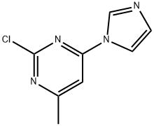 2-Chloro-4-(1H-imidazol-1-yl)-6-methylpyrimidine Structure