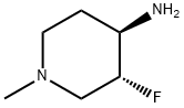 (3R,4R)-3-fluoro-1-methylpiperidin-4-amine 结构式