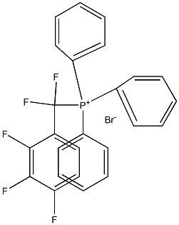 (Pentafluorobenzyl)triphenylphosphonium bromide 结构式