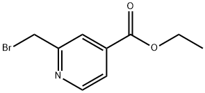 4-Pyridinecarboxylic acid, 2-(bromomethyl)-, ethyl ester Struktur