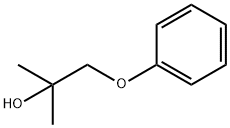 1-フェノキシ-2-メチル-2-プロパノール 化学構造式