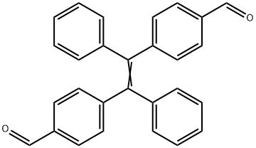 4,4'-(1,2-Diphenyl-1,2-ethenylene)dibenzaldehyde Structure