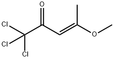 3-Penten-2-one, 1,1,1-trichloro-4-methoxy-, (3E)- Structure