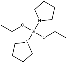 二吡咯基二乙氧基硅烷,1353744-76-9,结构式