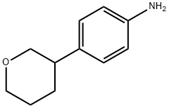 4-(3-Tetrahydropyranyl)aniline, 1353853-86-7, 结构式