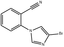 4-Bromo-1-(2-cyanophenyl)-1H-imidazole,1353854-15-5,结构式