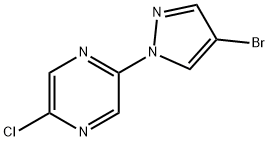 1-(5-Chloro-2-pyrazyl)-4-bromopyrazole Struktur