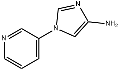 4-Amino-1-(3-pyridyl)imidazole Struktur
