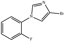 4-Bromo-1-(2-fluorophenyl)-1H-imidazole 结构式