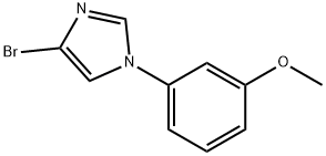 4-溴-1-(3-甲氧基苯基)-1H咪唑 结构式
