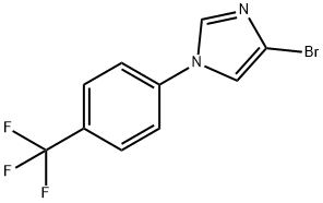 4-Bromo-1-(4-trifluoromethylphenyl)-1H-imidazole Structure