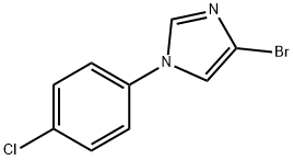 4-Bromo-1-(4-chlorophenyl)-1H-imidazole 结构式