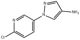 4-Amino-1-(6-chloro-3-pyridyl)pyrazole Struktur
