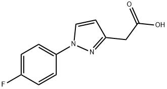 2-[1-(4-氟苯基)-1H-吡唑-3-基]乙酸, 1354949-82-8, 结构式