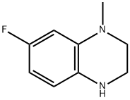 7-氟-1-甲基-1,2,3,4-四氢喹喔啉,1354953-50-6,结构式