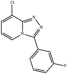 8-Chloro-3-(3-fluorophenyl)-1,2,4-triazolo[4,3-a]pyridine,135782-83-1,结构式