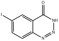 6-IODOBENZO[D][1,2,3]TRIAZIN-4(3H)-ONE 结构式