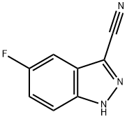1H-Indazole-3-carbonitrile, 5-fluoro- Structure