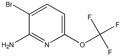 3-溴-6-(三氟甲氧基)吡啶-2-胺, 1361852-29-0, 结构式