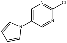 2-Chloro-5-(1H-pyrrol-1-yl)pyrimidine 结构式