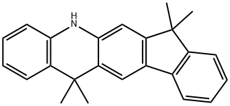 7,13-Dihydro-7,7,13,13-tetramethyl-5H-indeno[1,2-b]acridine 化学構造式