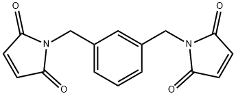 1,1'-(benzene-1,3-diyldimethanediyl)bis(1H-pyrrole-2,5-dione) Structure