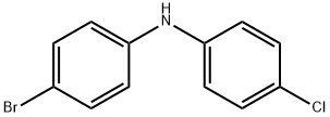4-chloro-4'-bromodiphenylamine 化学構造式