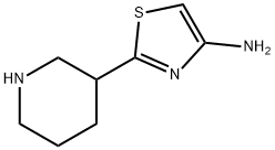4-Amino-2-(piperidin-3-yl)thiazole Struktur